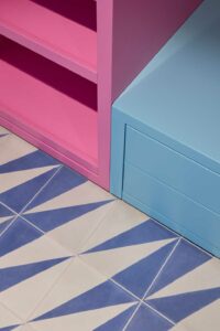 Batchelor Isherwood Interior Design mosman home tile and colour detail