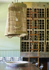Authentic design for dining area